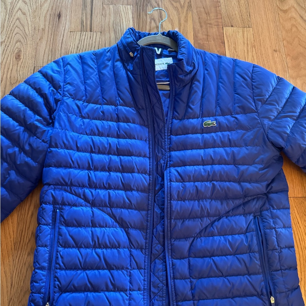 Lacoste Royal Blue Quilted Jacket
